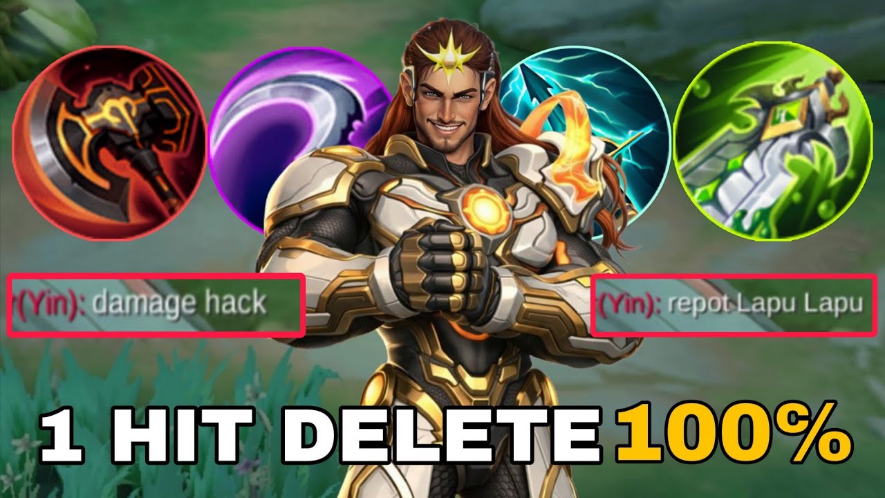 Lapu-Lapu ONE HIT Build 2026 🔥 Insane Damage Guide | MLBB Gameplay | 