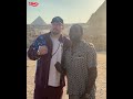 Oleksandr Usyk &amp; Terence Crawford pose at the Pyramids of Giza 🥊