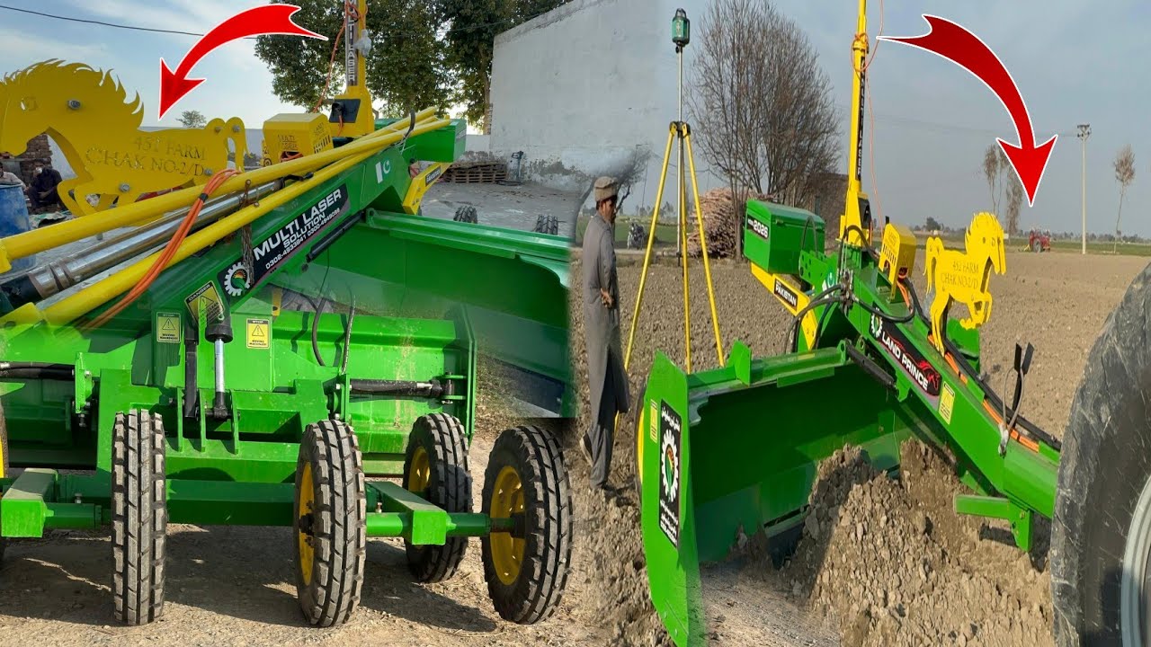 Multi solutions ka Laser Land Leveler Modern Ziraat Ka Powerful Tool