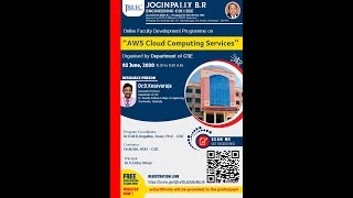 AWS Cloud Computing FDP 03-06-2020