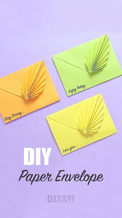 Make GIFT ENVELOPE in 5 Minutes from A4 Sheet #papercrafts #envelope #craft