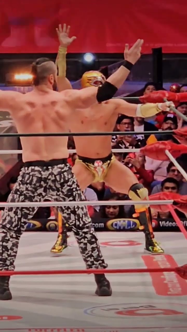 Vuelos de Flip Gordon y Titán en la Arena México