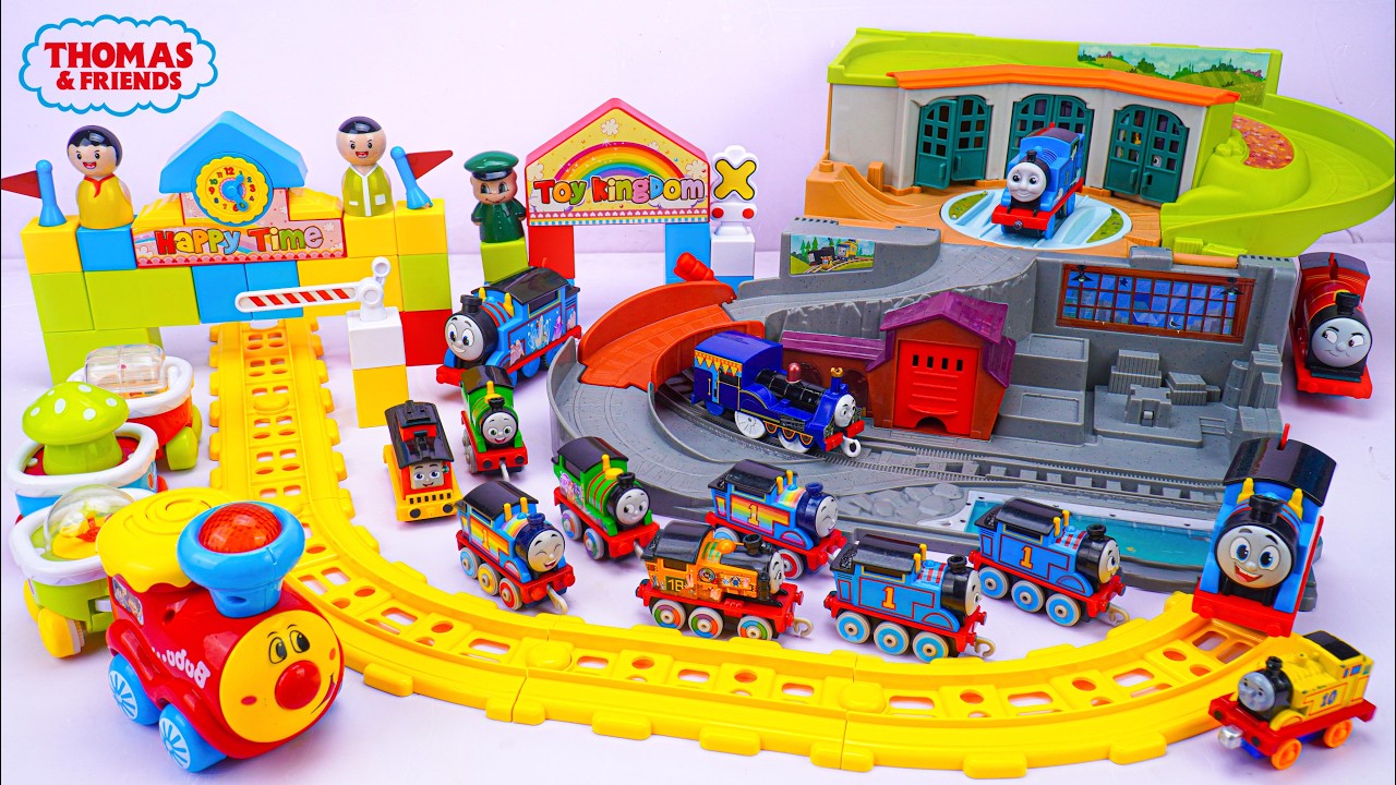 🚂💙 Thomas & Friends Track Toys Collection ASMR | Thomas & Friends Sodor Take-Along Portable Playset