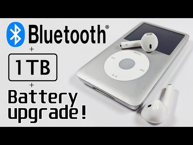 Bluetooth 1TB iPod classic 7th gen mod tutorial in depth - YouTube