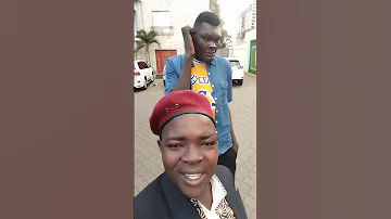 Bradley Marongo The Currently Trending Tall Man Alongside Edmond The Body Guard Komanda 