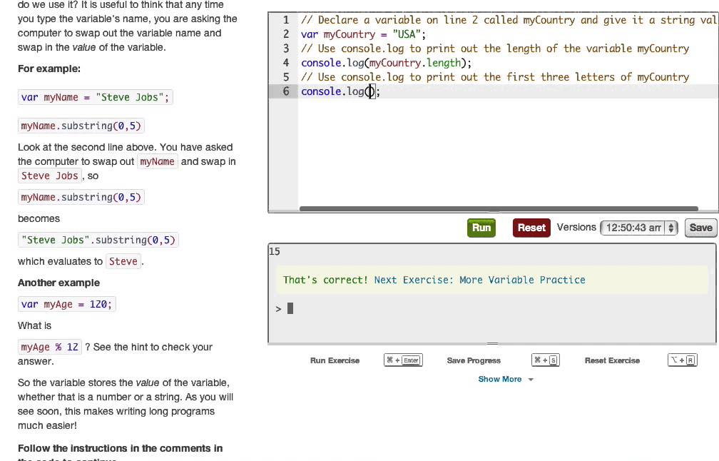 Invalid variable