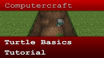 Turtle Basics - Computercraft Tutorial (Crafticy)