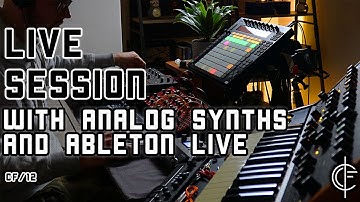 Live Session with Analog Synths and Ableton Live /Arturia Keystep, Behringer Neutron, Moog Sub 37/