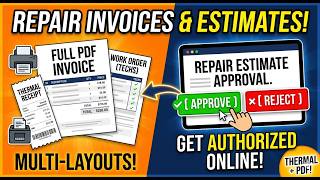 The Ultimate Repair Shop Invoice & Estimate System (Thermal, PDF & Multi-Device) | RepairBuddy