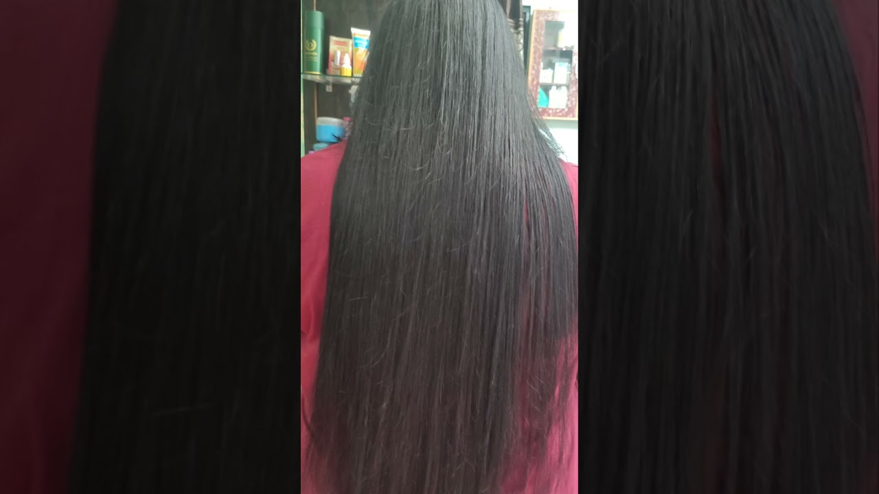 hair straightening by me Eternal Makeup Studio