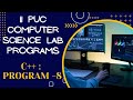 II PUC-CS C++ LAB PROGRAM:8-PROGRAM TO FIND AREA OF SQUARE/RECTANGLE/TRIANGLE  FUNCTION OVERLOADING.