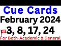 3, 8, 17 & 24 February 2024 IELTS Speaking Prediction | Cuecards February - Ielts Speaking Real Exam