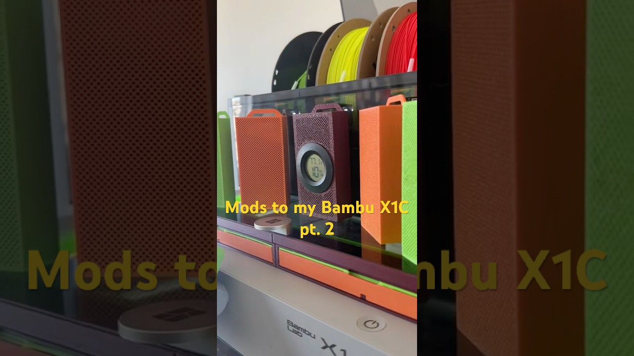 Mods to my Bambu X1C pt. 2