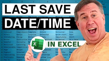 Excel - Function for Last Saved Time: Episode 1725