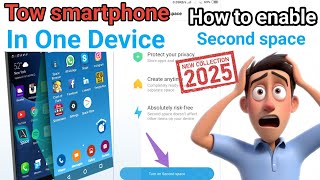 How to Enable Second Space Feature on Your Phone? Tow smartphone in one device. Dual space. 2025 Profile