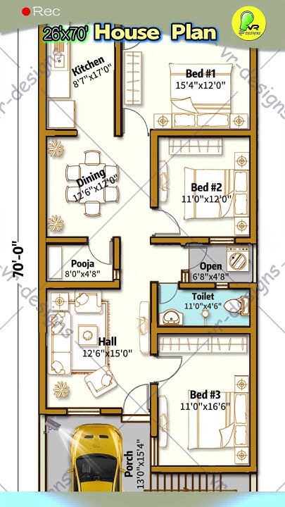 26-70-house-plan-with-car-parking-3bhk-house-design-26-by-70-house
