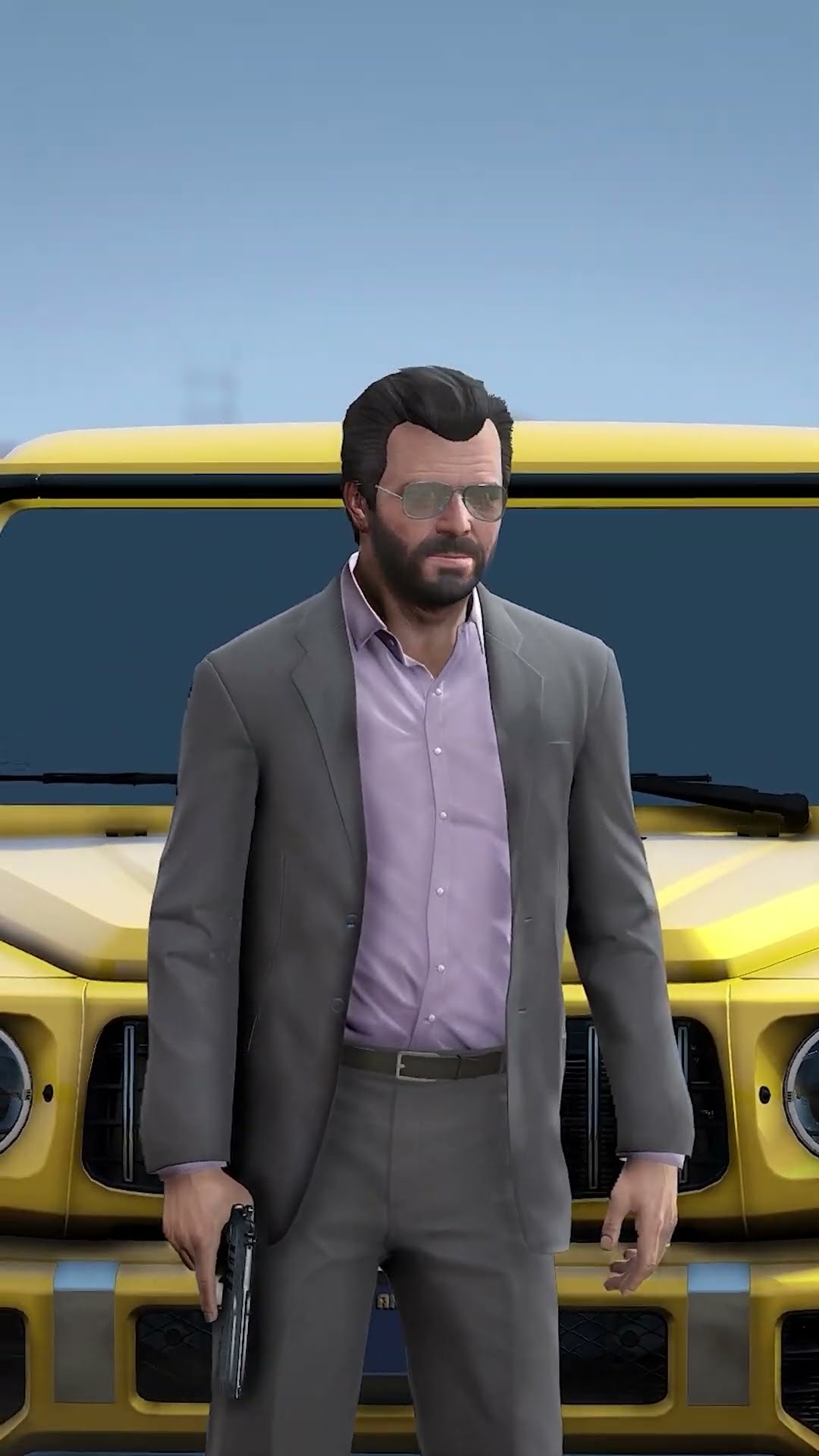 MICHAEL VS MASKMAN THE END! #shorts #gta5