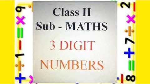 Class II Maths Ch 1 