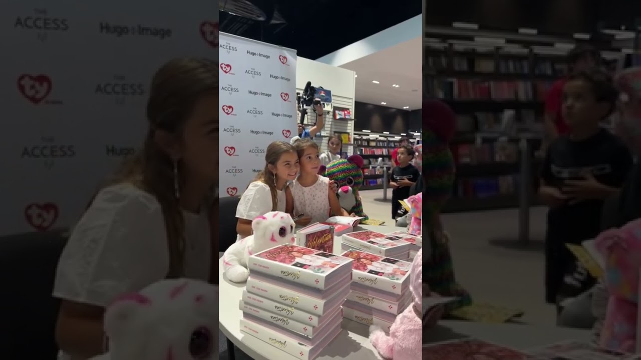 Valentina en séance dédicace à Niort