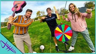 RANDOM OBJECT GOLF LONG DRIVE CHALLENGE!