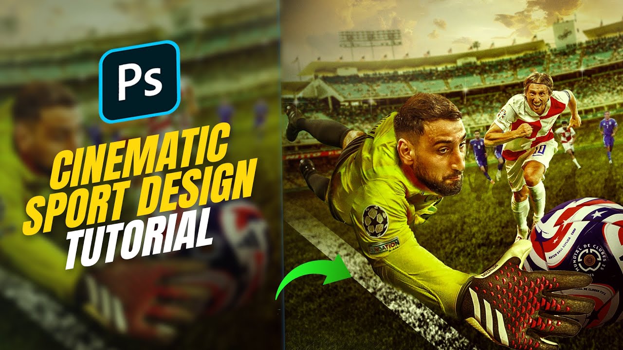 FREE PSD Best photoshop Tutorial Sport Graphic 2025 - YouTube
