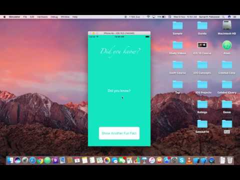 Building Fun Facts Application using Swift 3 - Part 4