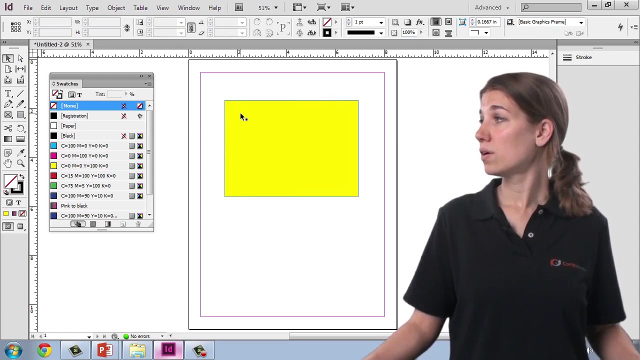 15 Fills and Strokes "Applying Fills and Strokes" (1/3) InDesign