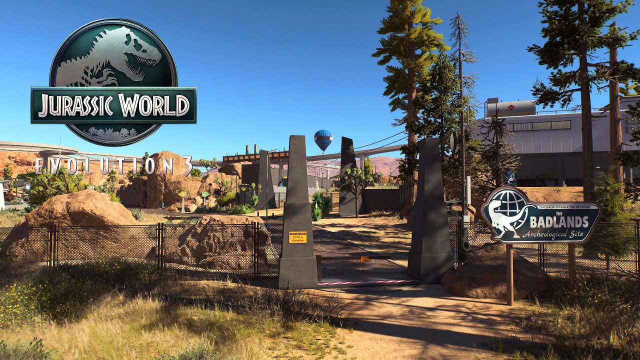 Jurassic World Evolution 3 The Badlands, Montana 5 Star Build