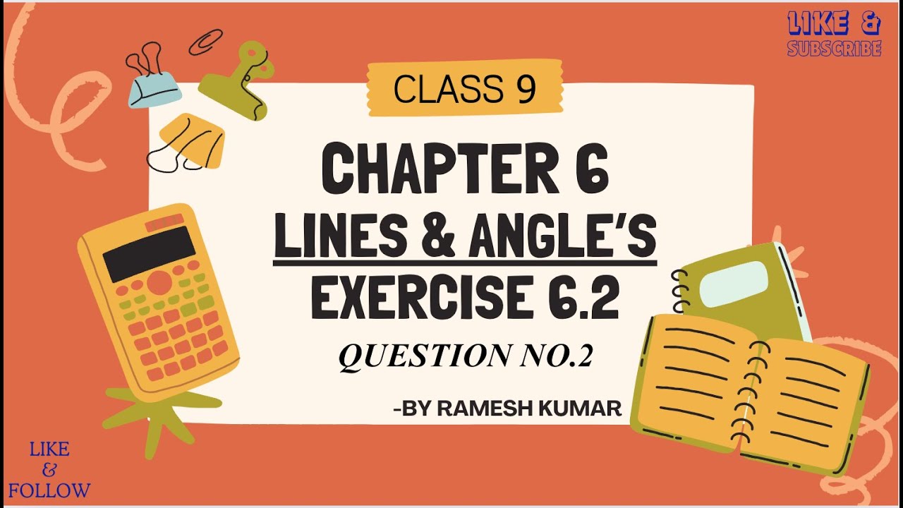Class 9 Maths: Chapter 6 Exercise 6.2 Question 2 | Step-by-Step ...