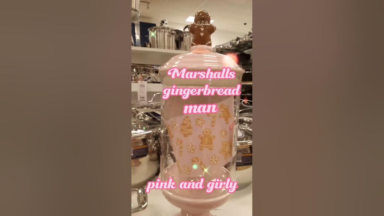 let go #Christmas#🛍️#New#marshalls#gingerbread man#pink and girly 🔥💯🎄 