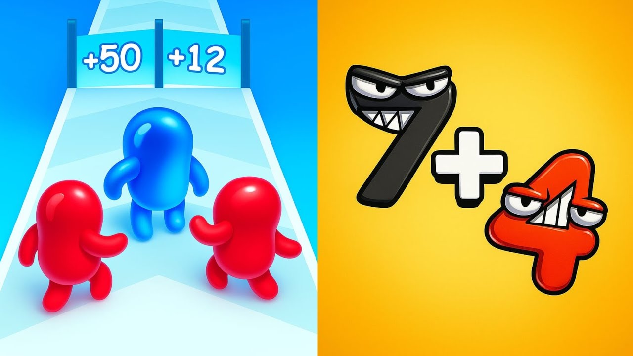 🟣🔢 Join Blob Clash 3D X Merge Number – Merge Bigger, Clash Stronger! 😱🔥