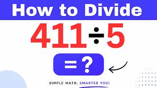 411÷5  Divide 411 by 5 (Long division Method)