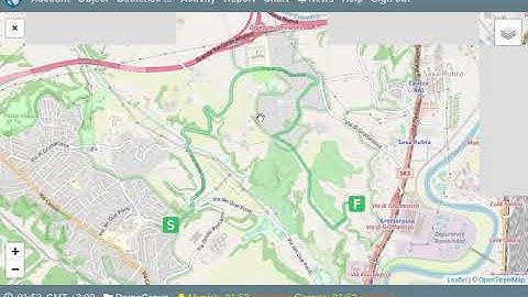 Create a route on a map between two points