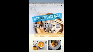 restore lost tabs #shorts