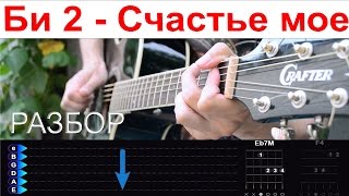 Би 2 - Счастье мое где ты (OST "Брат2"). Разбор на гитаре Би 2 - Счастье мое где ты (OST "Брат2"). Разбор на гитаре
