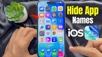 How to Hide App Names on iPhone Home Screen (iOS 26)