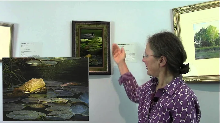 Artist Sandra Wiesman Weiler on "Loon Haven," Wood...