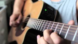 Calm acoustic guitar impro(Link to backing track in info) Cm