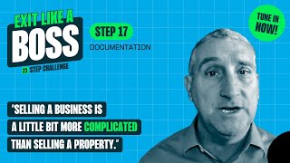 Exit Like a Boss | Step 17 - Documentation