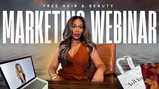 Free Marketing Webinar on How I Made $500k this year as a Hairstylist