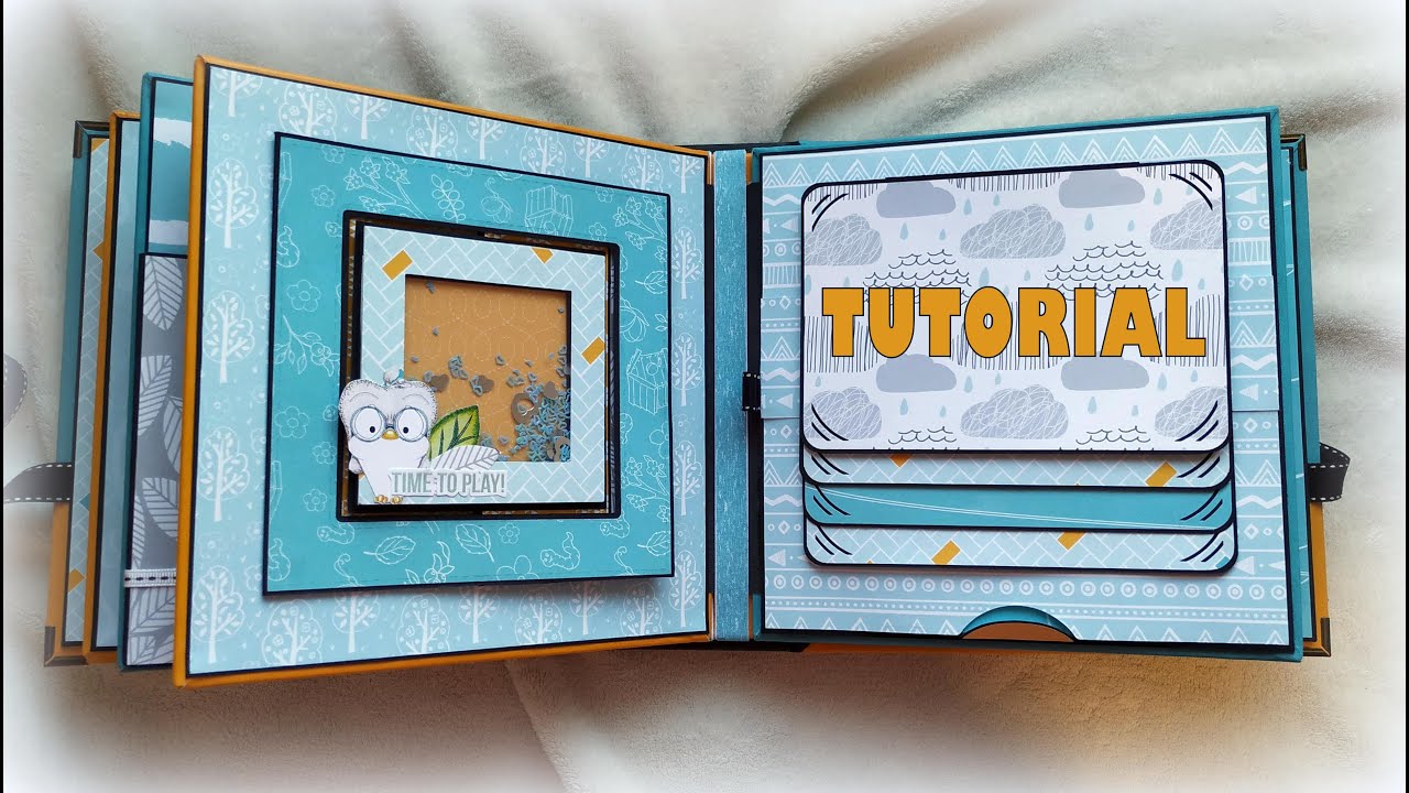 Tutorial desplegable interactivo con  tarjetas en cascada. Álbum Eres magia. Fabrika decoru.