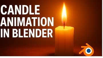 Realistic Candle Animation in Blender | Lighting & Flame Tutorial#3dgamedevelopment