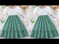 Very easy baby frock cutting and stitching with puff sleeves baby frock