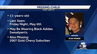 Fort Smith police searching for missing and endangered 11-year-old