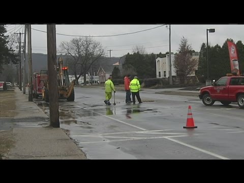 Water main break diverting traffic off Route 20 in Palmer
