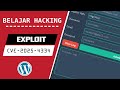 BELAJAR HACKING : [Tools] Tutorial Exploit CVE-2025-4334 (WPR Register) | WordPress
