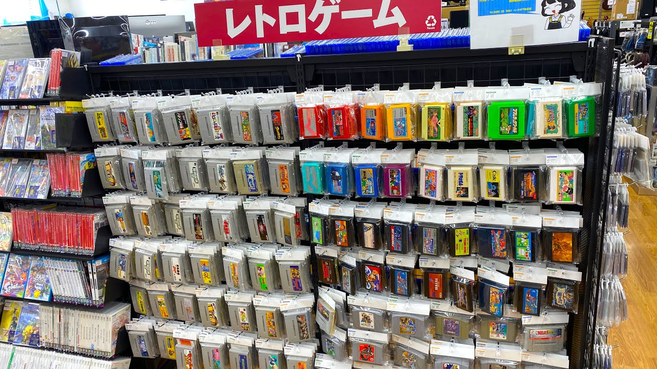 ハードオフでレトロゲームハント ファミコン プレイステーション/retrogames hunt live