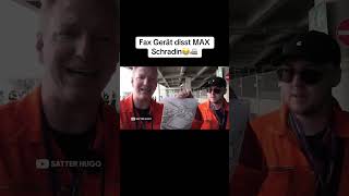 Epic Fax Gerät Roast of Max Schradin 😂📠 #hungrigerhugo #montanablack #montanablack88 #maxschradin