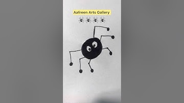 Spider 🕷️ drawing #shorts #viral #art #drawing #youtubeshorts #shortsfeed