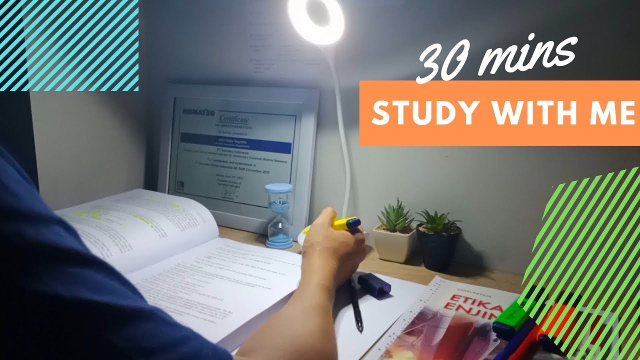 [30 Mins] Study with Me | Pomodoro 30 - Study with relaxing piano ...